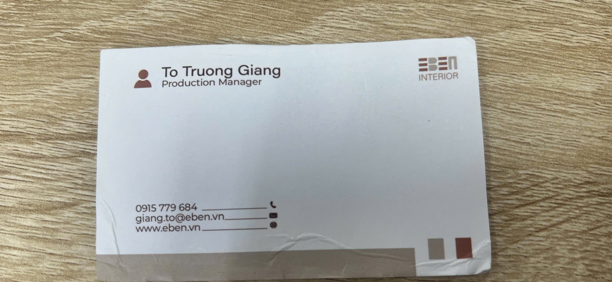 EB- Name card